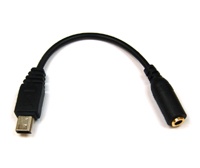 Stereo Audio Adapter mini USB / 3.5mm - HTC Touch Pro / Touch Viva / TyTN / TyTN II